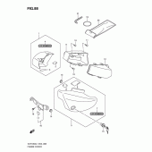 Схема узла: Боковые панели (Vlr1800l1 e24) для Suzuki VLR1800 Intruder C1800R/ Boulevard C109R
