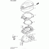 Схема вузла: Speedometer (Vl1500Tl5 E28) для Suzuki VL1500 Boulevard C90T