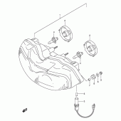 Схема узла: Фара для Suzuki TL1000
