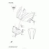 Схема узла: Накладка топливного бака (Gsx-R1000Zl3 E03) для Suzuki GSX-R1000