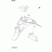 Схема узла: Заднее крыло для Suzuki UX125 Sixteen