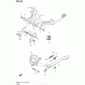 Схема вузла: Підставка для Suzuki AN650 Burgman (EU analogue of SkyWave)