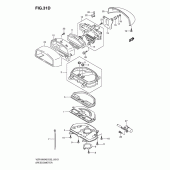 Схема вузла: Спідометр (Vzr1800nk8/nu2k8) для Suzuki VZR1800 Intruder M1800R/ Boulevard M109R