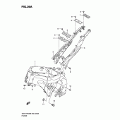 Схема узла: Рама (Model l0) для Suzuki GSX-R750