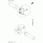 Схема вузла: Пульт управління рульовий для Suzuki DR-Z400 DR-Z400S