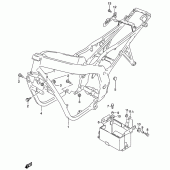 Схема вузла: Рама для Suzuki GS500