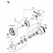 Схема вузла: Колінчастий вал & Поршень для Suzuki DR-Z110