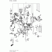 Схема вузла: Wiring Harness (An650L5 E33) для Suzuki AN650 Burgman (EU analogue of SkyWave)