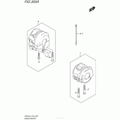 Схема вузла: Пульт управління рульовий для Suzuki GW250 Inazuma
