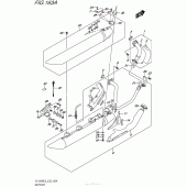 Схема вузла: Вихлопна система Suzuki VL1500 Boulevard C90 BOSS