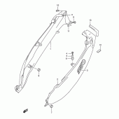 Схема вузла: Бічні панелі (Model k2) для Suzuki GSX750 Katana