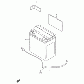 Схема вузла: Акумулятор для Suzuki VS1400 Intruder 1400