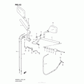 Схема вузла: Кермо & Тросики для Suzuki GW250 Inazuma