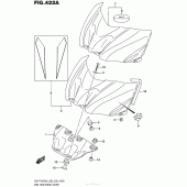Схема вузла: Накладка паливного бака (Gsx-R1000L6 E03) для Suzuki GSX-R1000