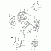 Схема вузла: Кришки картера для Suzuki GSX750 Katana