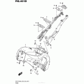 Схема вузла: Рама (Gsx-R1000Al6 E28) для Suzuki GSX-R1000