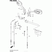 Схема вузла: Кермо & Тросики для Suzuki GSX-R1000
