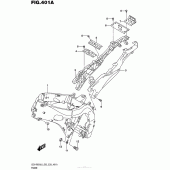 Схема вузла: Рама для Suzuki GSX-R600