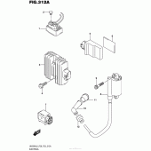 Схема узла: Электрооборудование (Uh200Al6 P28) для Suzuki UH200 Burgman