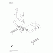 Схема узла: Система индукции воздуха для Suzuki GSX-R750