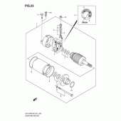 Схема вузла: Стартер електричний для Suzuki DR-Z400 DR-Z400E