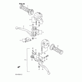 Схема узла: Пульт управления рулевой для Suzuki GSX-R750