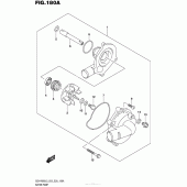 Схема узла: Водяной насос для Suzuki GSX-R600