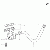 Схема вузла: Паливний кран (Model t/v) для Suzuki GSX-R750