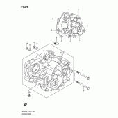 Схема узла: Картер двигателя для Suzuki DR-Z70