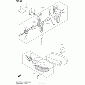 Схема вузла: Turnsignal Lamp (Gsx-R750L4 E33) для Suzuki GSX-R750