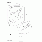 Схема узла: Нижний обтекатель для Suzuki GSX-R750