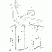 Схема узла: Руль & Тросики для Suzuki GZ250 Marauder