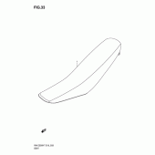 Схема вузла: Сидіння для Suzuki RM-Z250