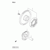 Схема вузла: Привід стартера для Suzuki GSF650 Bandit