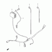 Схема вузла: Електропроводка для Suzuki RMX250