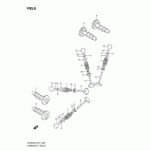 Схема вузла: Розподільний вал & Клапан для Suzuki DL650 V-Strom