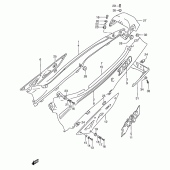 Схема вузла: Бічні панелі (Model p/r) для Suzuki GSX750 Katana