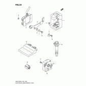 Схема вузла: Електроустаткування (Gsx-r750ufl1 e21) для Suzuki GSX-R750
