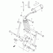 Схема вузла: Важіль прогресії (Gsx-r400rfl/rfm) для Suzuki GSX-R400