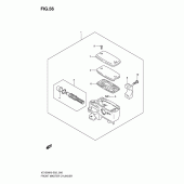 Схема узла: Передний тормозной цилиндр для Suzuki VZ1500 Intruder M1500