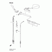 Схема узла: Руль & Тросики для Suzuki SV650