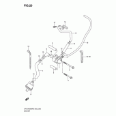 Схема вузла: Система індукції повітря для Suzuki DR-Z400 DR-Z400SM