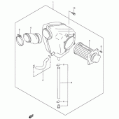 Схема вузла: Повітряний фільтр Suzuki GZ125 Marauder