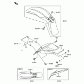 Схема узла: Крыло для Suzuki DR-Z110