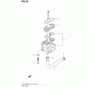 Схема узла: Топливный кран для Suzuki DR-Z400 DR-Z400SM
