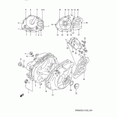 Схема вузла: Кришки картера (Model n/p) для Suzuki DR650 DR650S