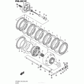 Схема узла: Сцепление (Vzr1800Bzl7 E28) для Suzuki VZR1800 Boulevard M109R B.O.S.S