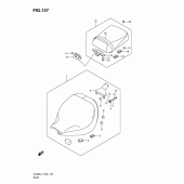 Схема узла: Сиденье (Vl800cuel1 e19) для Suzuki VL800 Intruder C800/ Boulevard C50