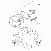 Схема узла: Задний фонарь (Стоп-сигнал) (Model t) для Suzuki GS500
