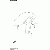 Схема узла: Переднее крыло для Suzuki GSX-R750